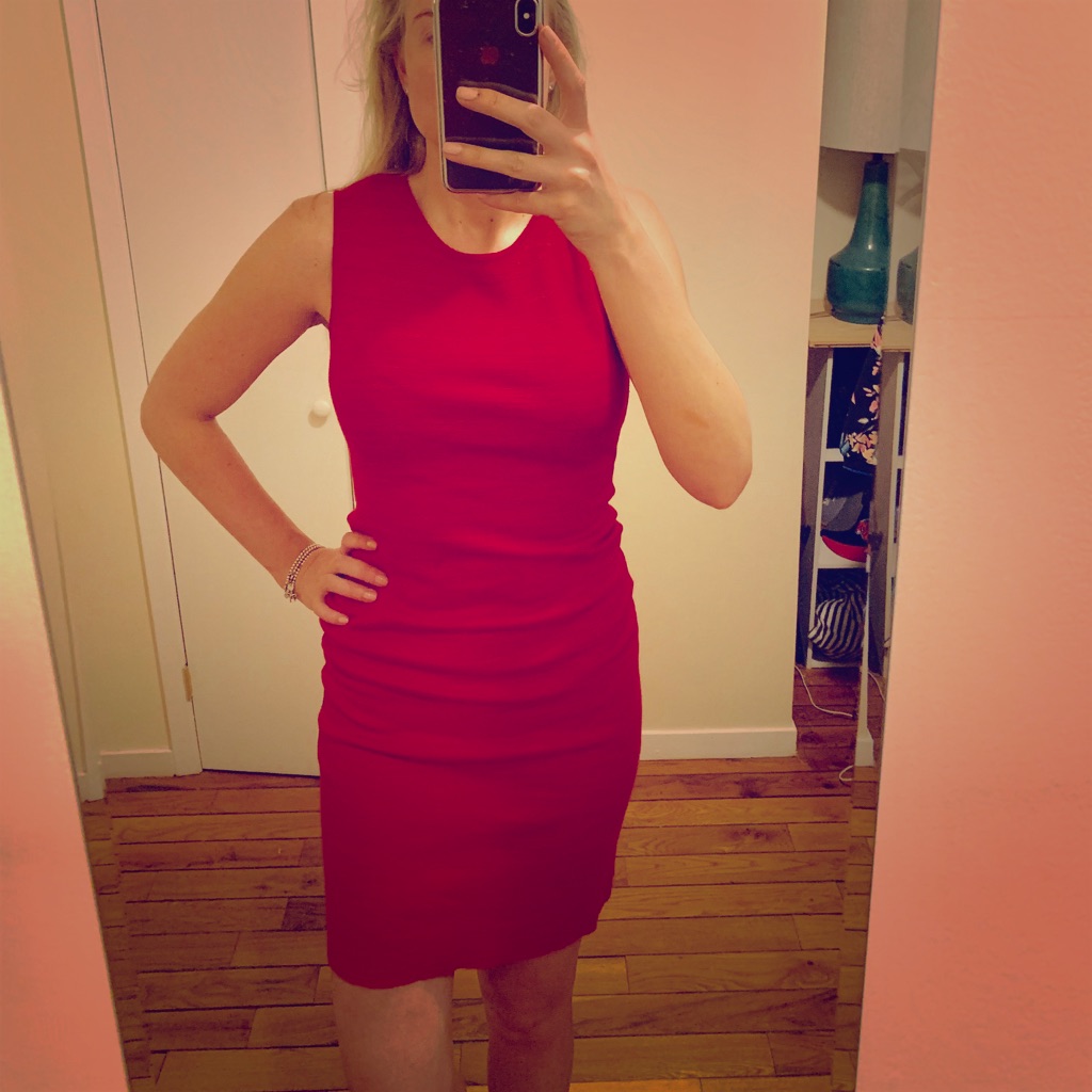 M Missoni Red Knitted Dress